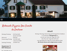 Tablet Screenshot of doncamillo-pizzeria.ch